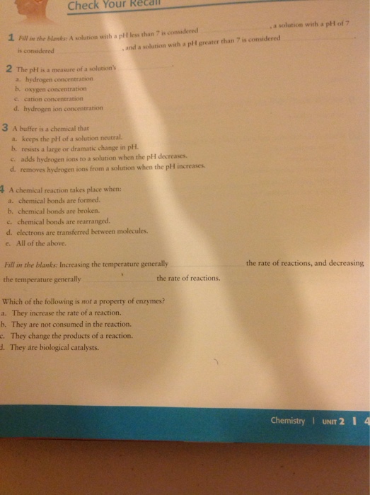 a substance with a ph value less than 7 is considered