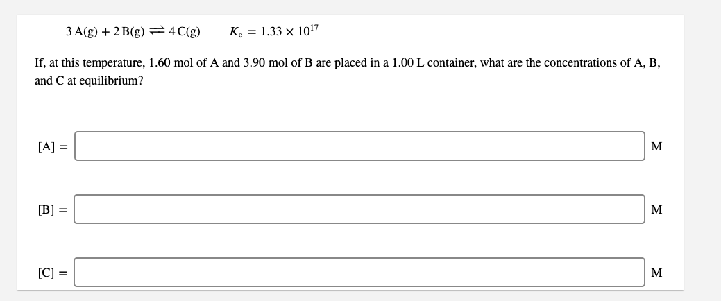 Solved 3 A G 2 B G 4c G K 1 33 X 1017 If At Thi Chegg Com