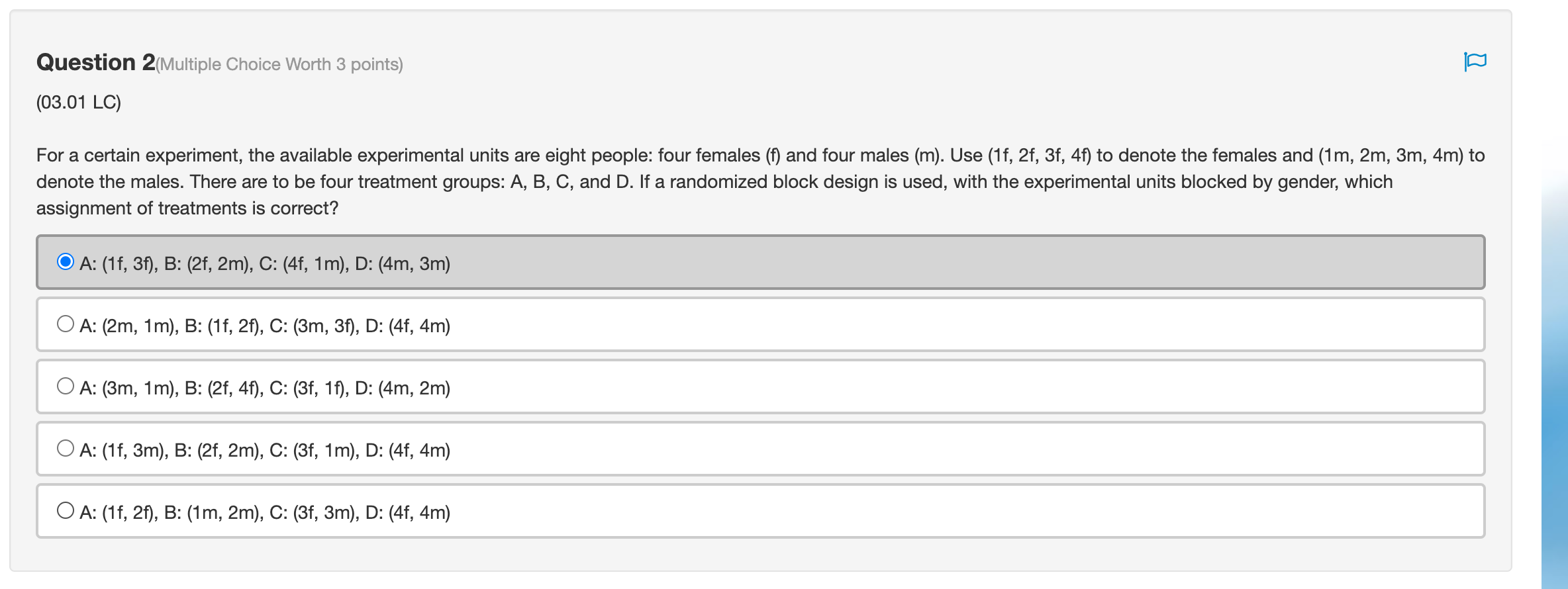 Solved Question 2 (Multiple Choice Worth 3 Points) A (03.01 | Chegg.com