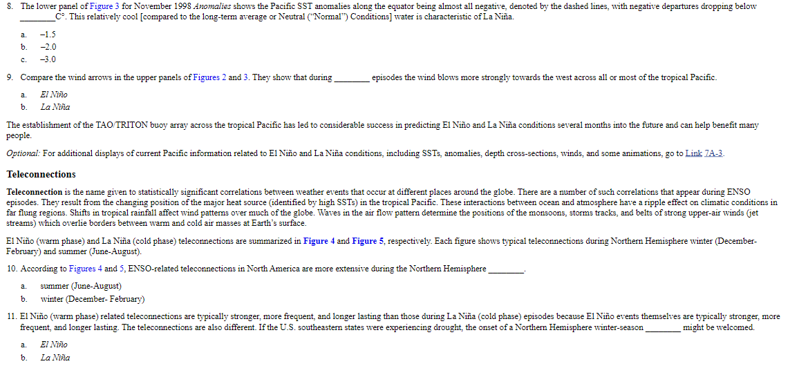 Solved TAO Monthly Mean SST (°C) and Winds (m s-) 160°E 180