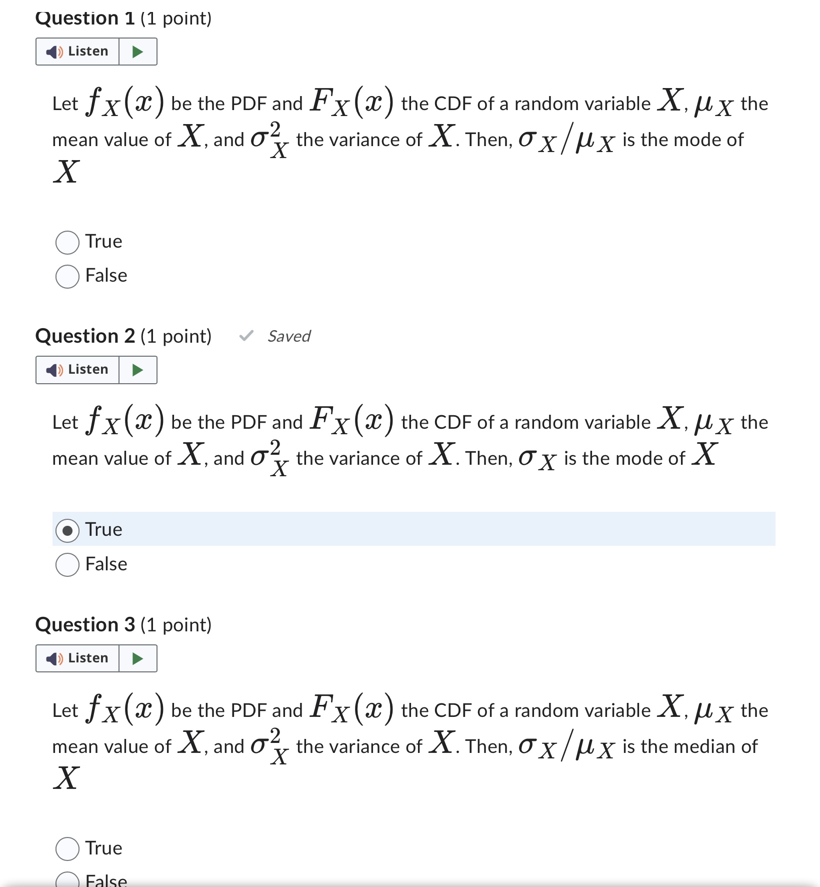 Solved Let Fxx Be The Pdf And Fxx The Cdf Of A Random 9864