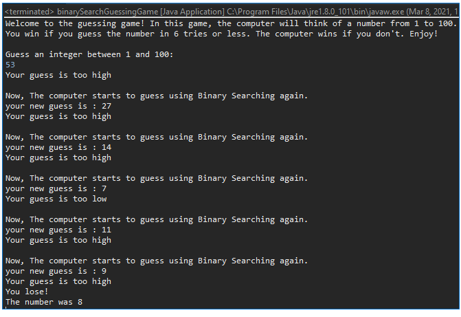 Solved I need help with programming this guessing game with | Chegg.com