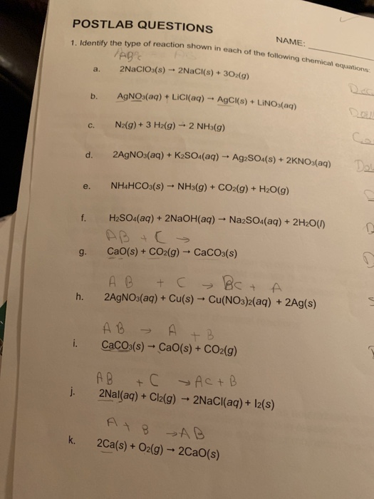 Solved 138 POSTLAB QUESTIONS 1,. A sample of 30.00 grams of | Chegg.com