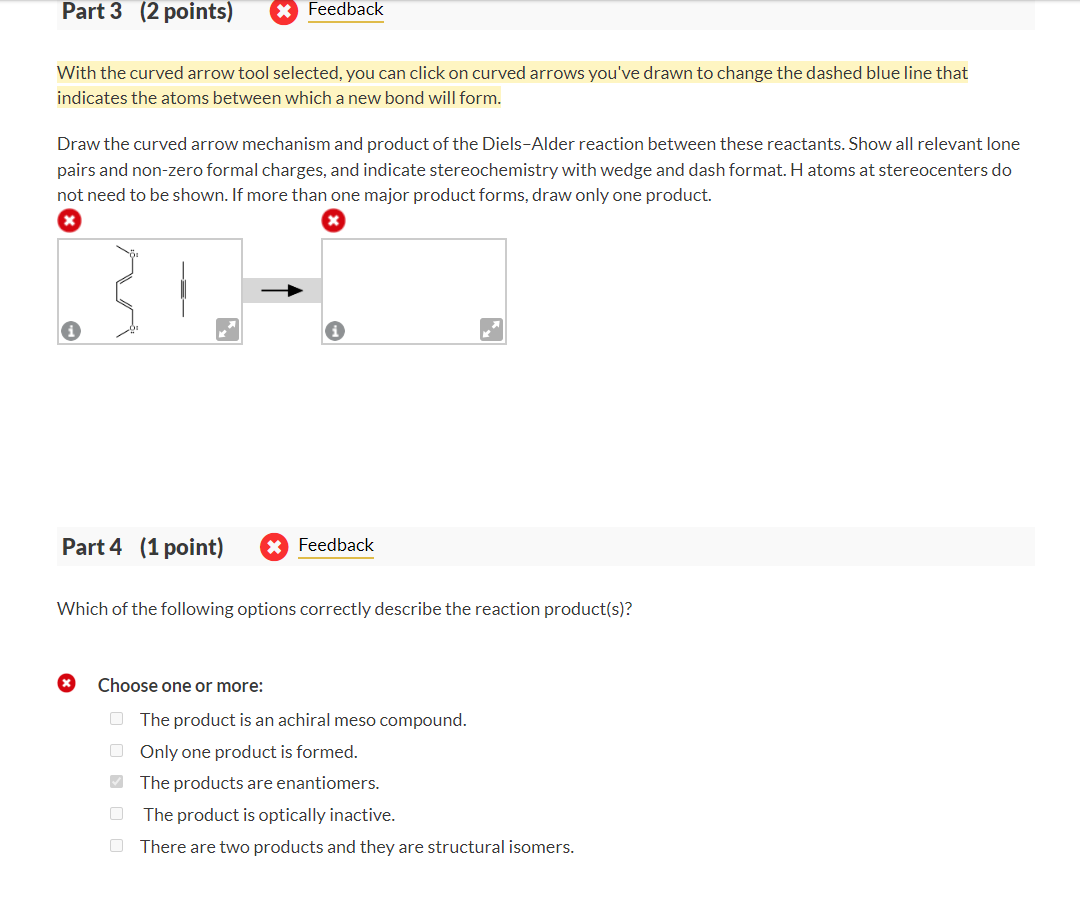 Solved With the curved arrow tool selected, you can click on | Chegg.com