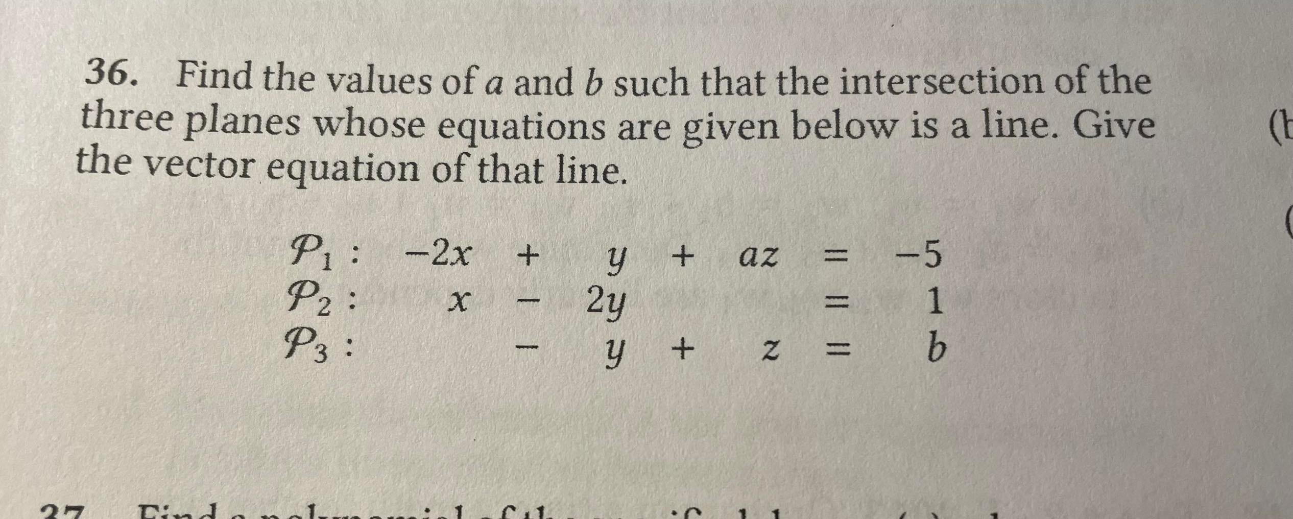 Solved 36. Find The Values Of A And B Such That The | Chegg.com