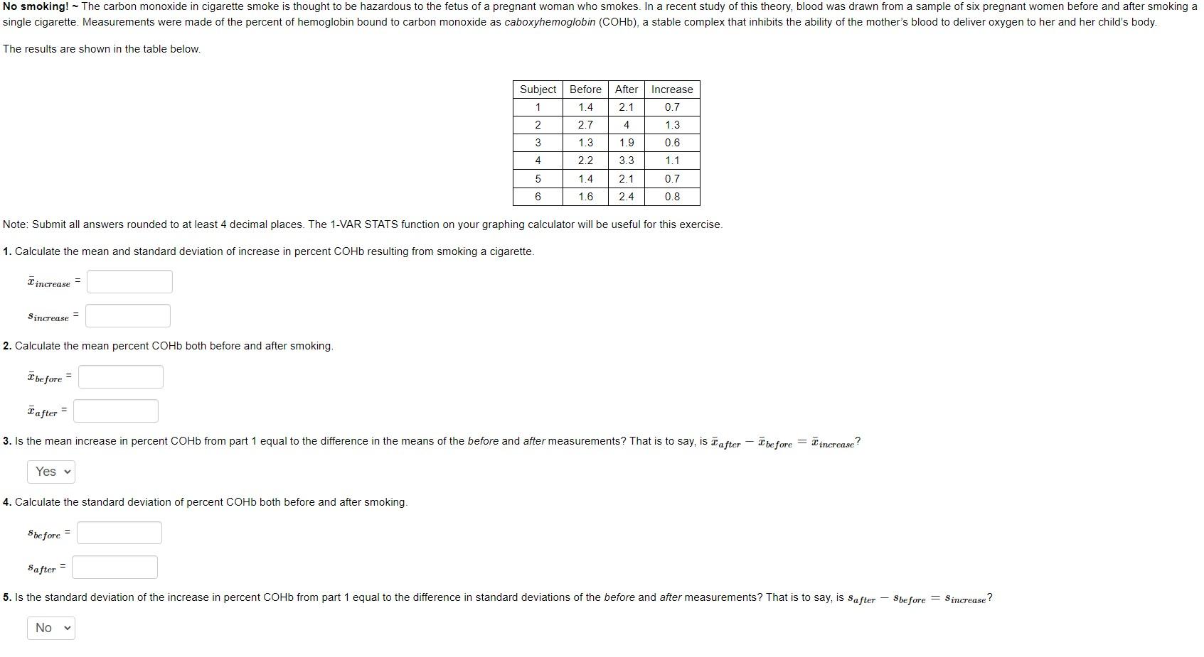 Solved The Results Are Shown In The Table Below. Note: | Chegg.com