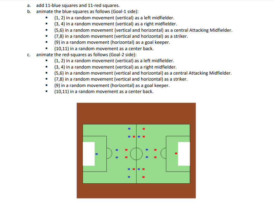 Solved make the field and the code using c++ and opengl and | Chegg.com