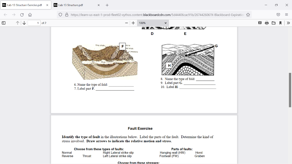 Solved Bb Lab 13 Structure Exercise.pdf Lab 13 Structure.pdf | Chegg.com