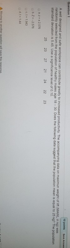 Solved Question 1 10 points Save Answer A well designed and | Chegg.com