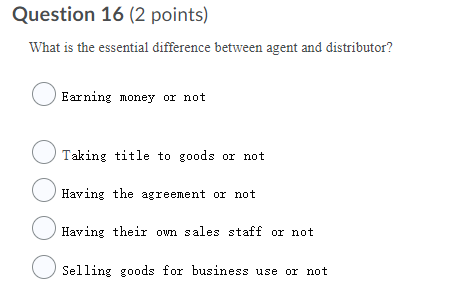 Solved Question 16 (2 points) What is the essential | Chegg.com