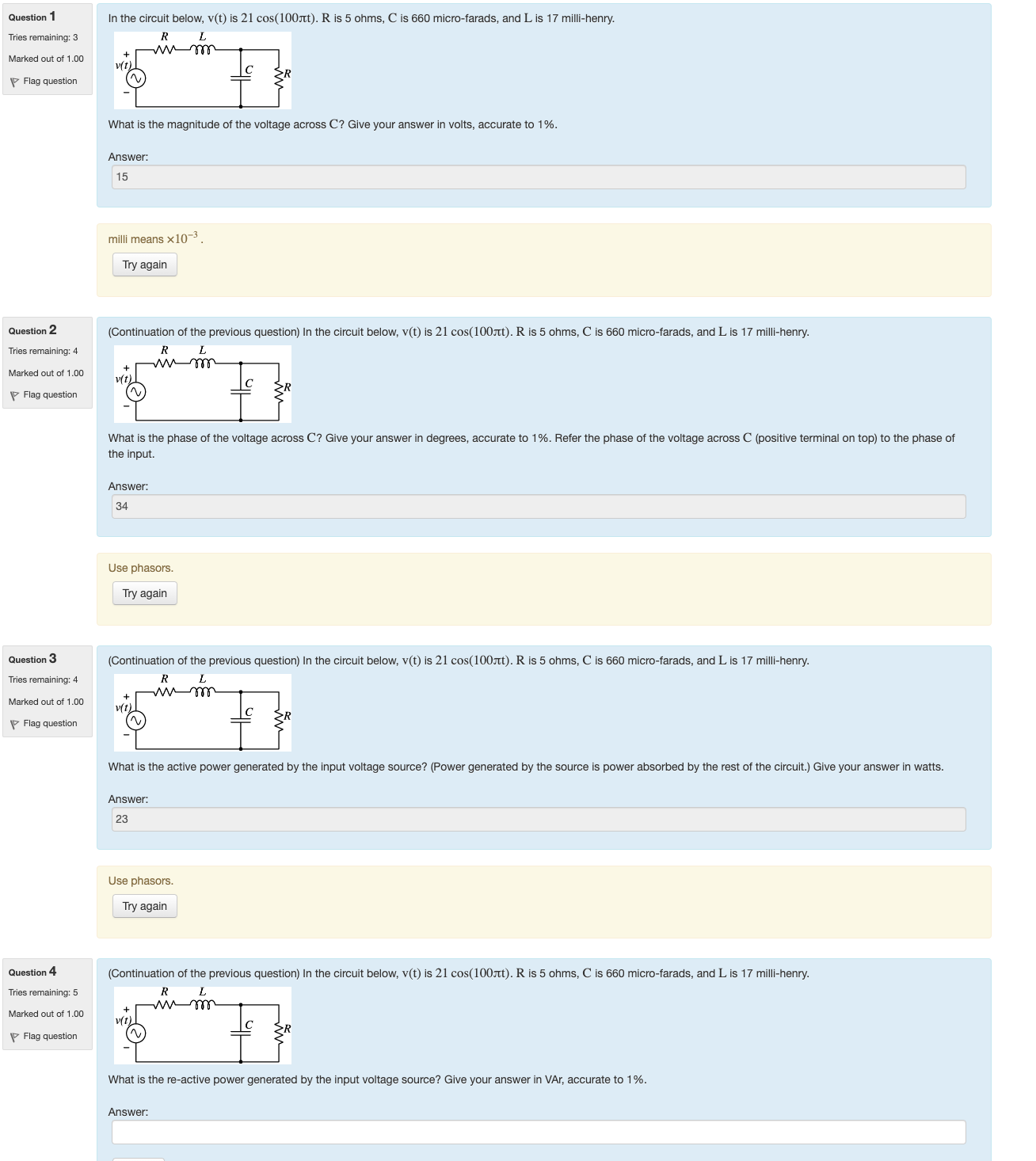 Solved Please solve this Question 4 as soon as possible | Chegg.com
