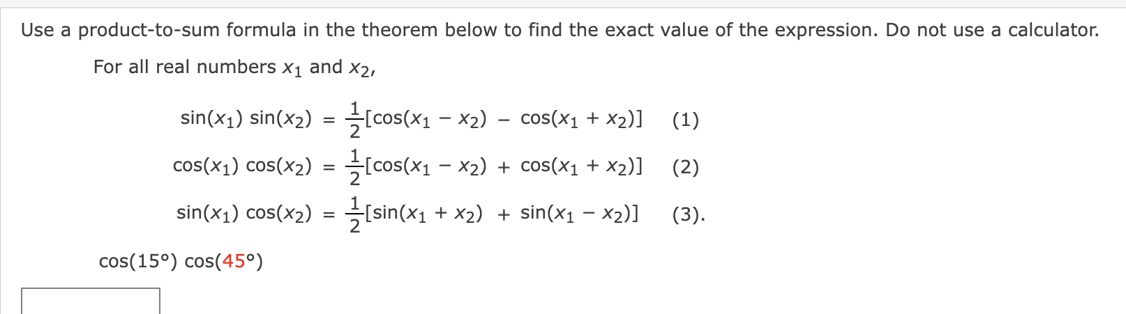 Sum and on sale product calculator