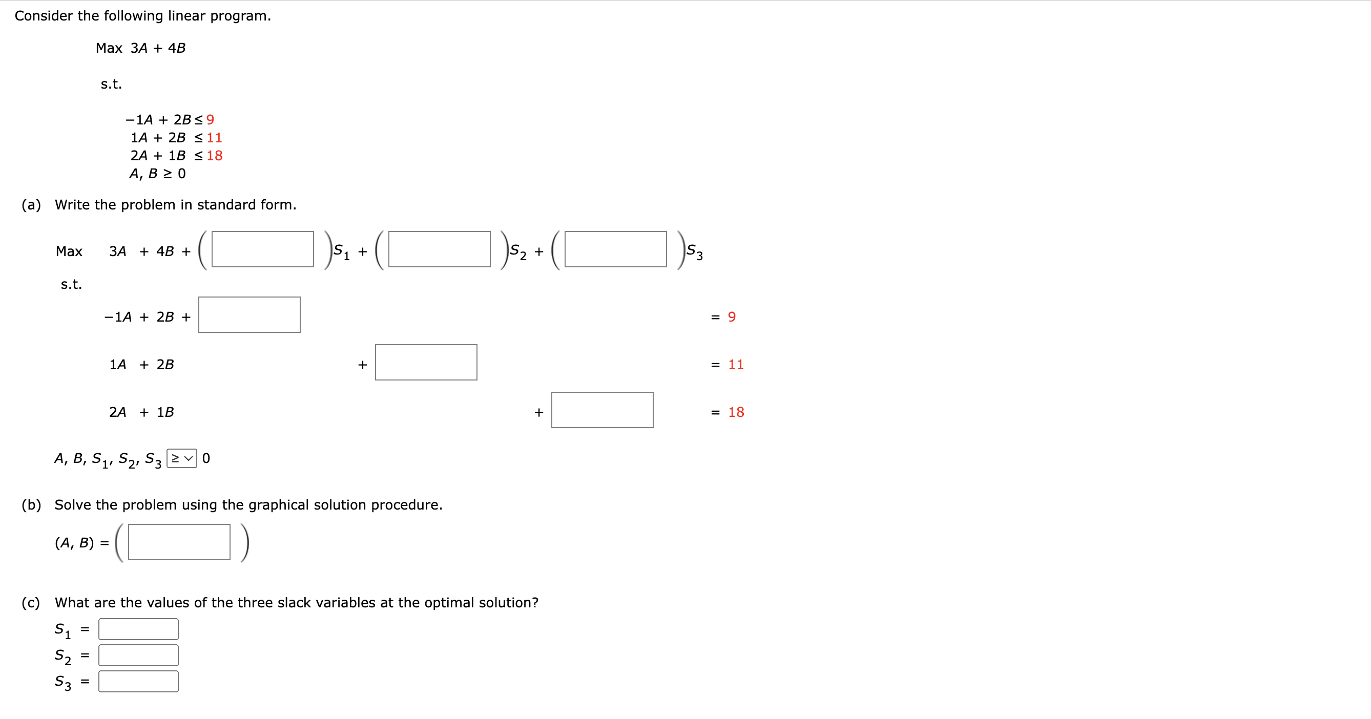 Solved Consider The Following Linear Program. \\[ | Chegg.com