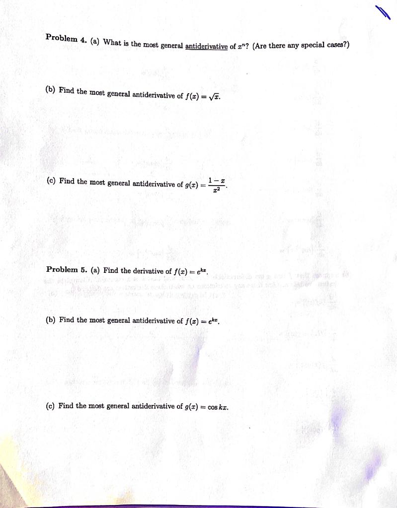 Solved Problem 4 a What Is The Most General Chegg