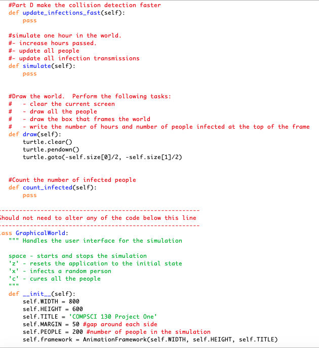 really stuck please help! skeleton code | Chegg.com