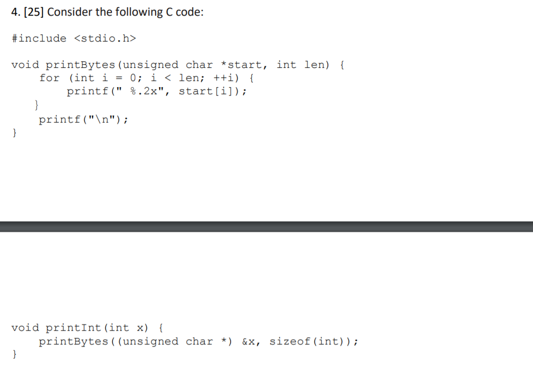 1. [25] Suppose we number the bytes in a 32-bit word | Chegg.com