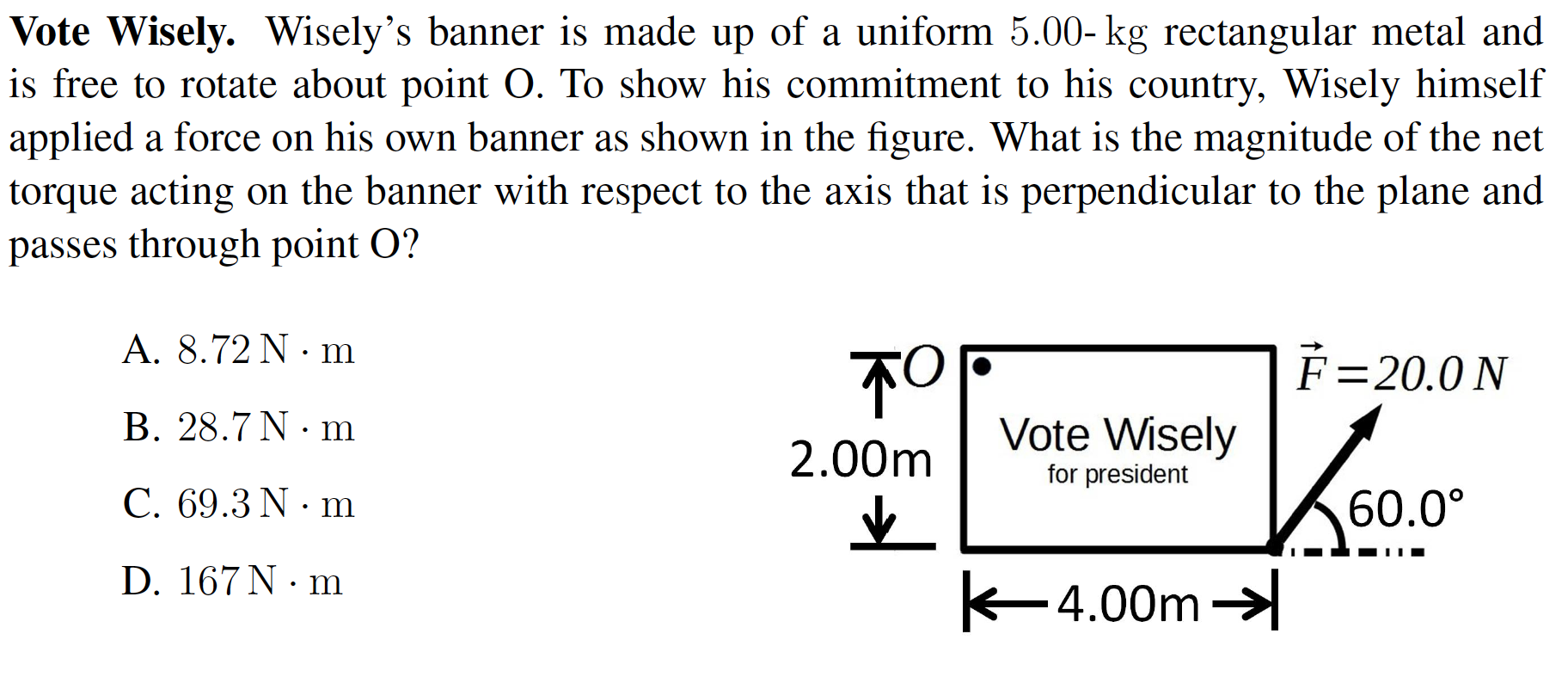 Solved Vote Wisely Wisely S Banner Is Made Up Of A Unifo