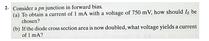Solved 2- Consider a pn junction in forward bias. (a) To | Chegg.com