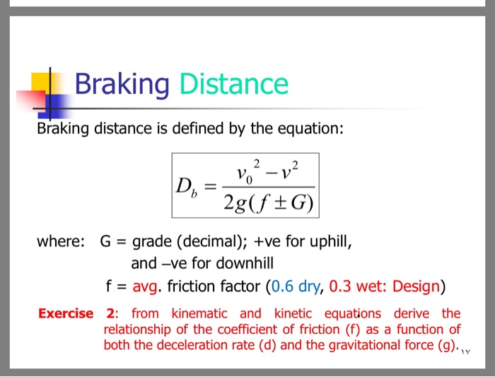 Braking Distance Definition How Car Specs