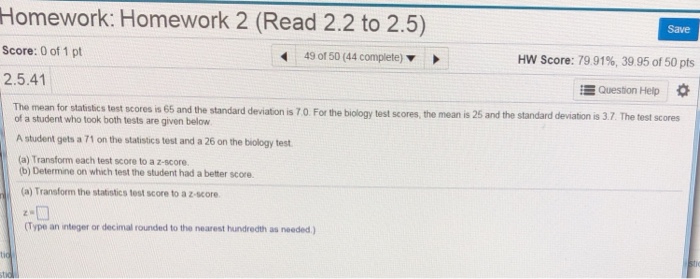 Solved Homework Homework 2 Read 2 2 To 2 5 Save HW Score Chegg