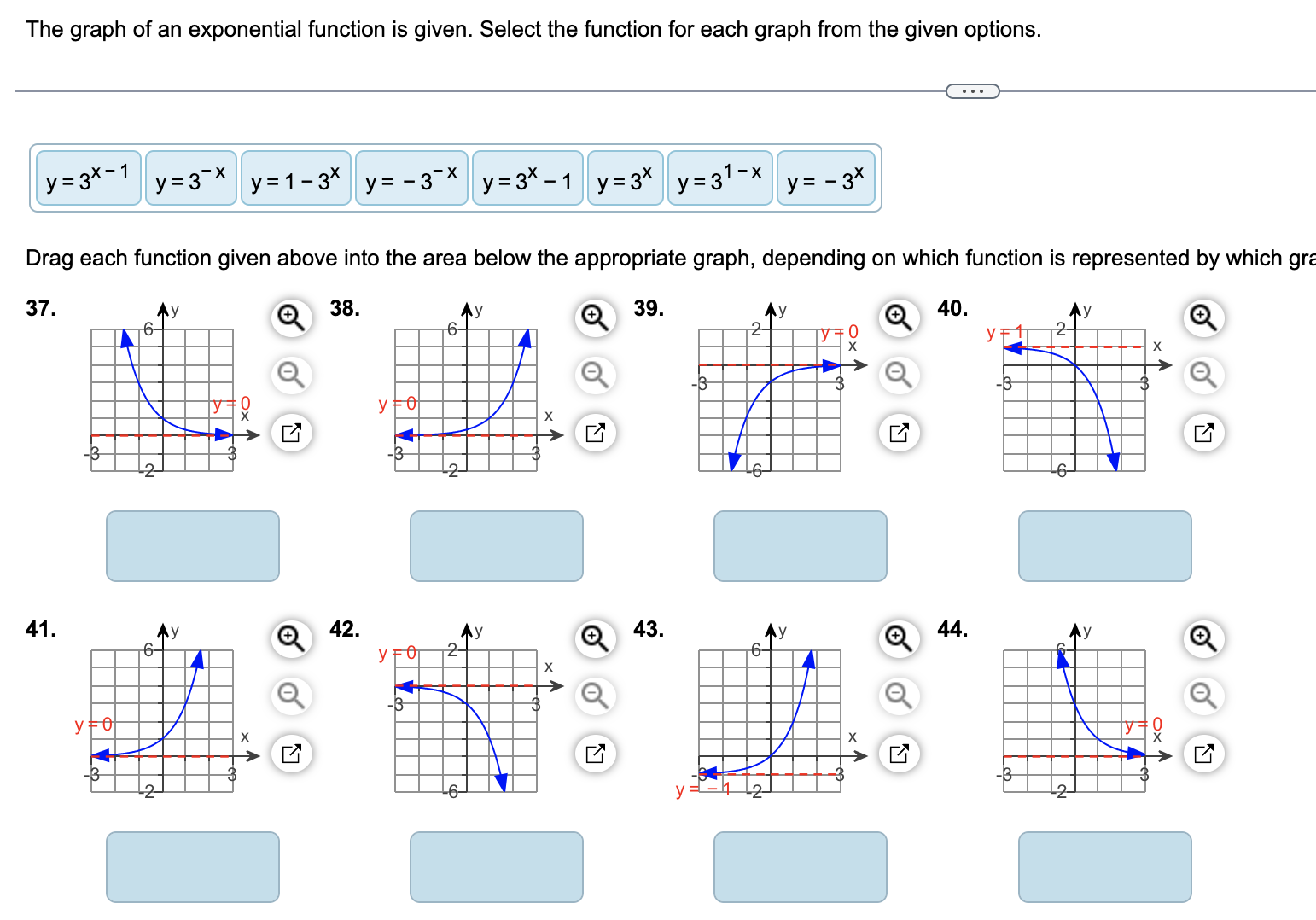 consider the graph of the exponential function y 3 2 x