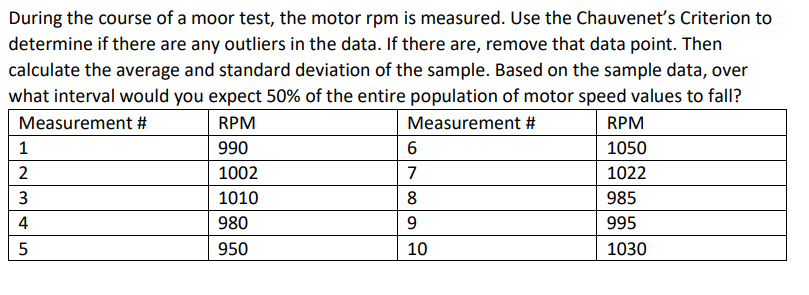 Solved During the course of a moor test, the motor rpm is | Chegg.com