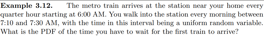 solved-example-3-12-the-metro-train-arrives-at-the-station-chegg