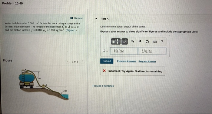 Solved Fluid Mechanics:Please Help Me To Solve Part A.) With | Chegg.com