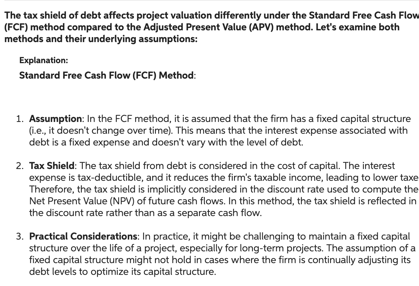 solved-how-does-the-tax-shield-of-debt-affect-project-chegg