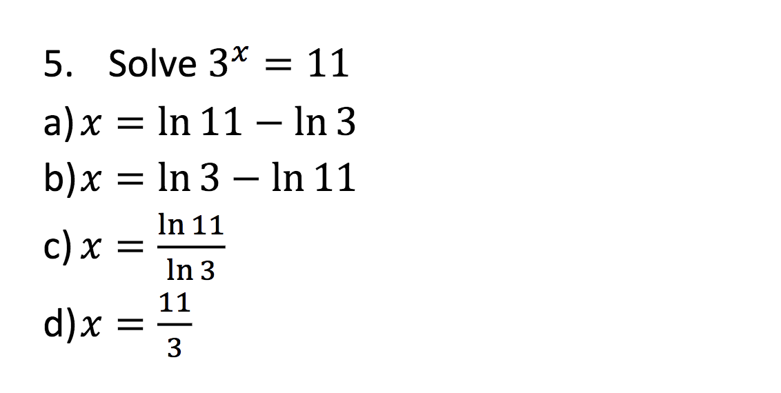 y 11x ln x 4 11 3
