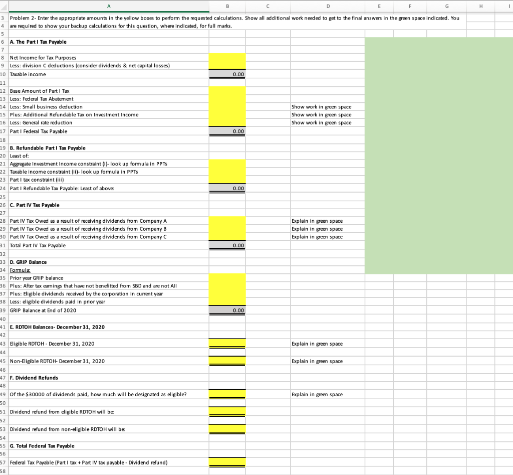 Instructions: Dublin Ltd. is a CCPC involved in a | Chegg.com