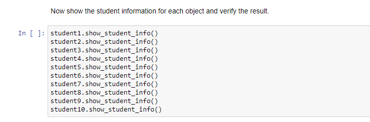 Solved Problem 3: Instance and Class Attributes (20 points) | Chegg.com