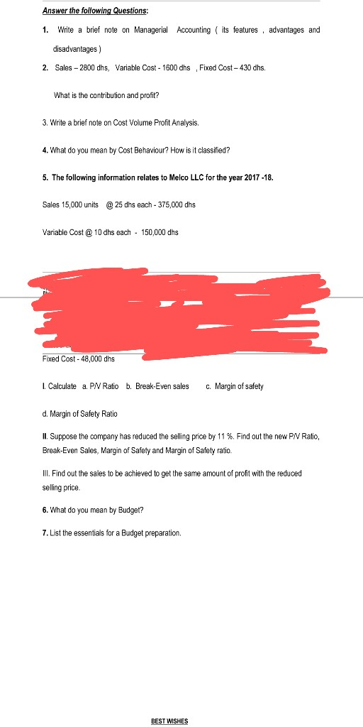 Solved Answer The Following Questions 1 Write A Brief Note Chegg