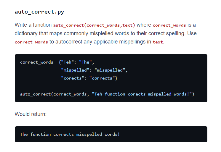 Solved decipher.py Write a function decipher(codex, | Chegg.com