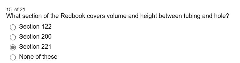 Solved 15 of 21 What section of the Redbook covers volume | Chegg.com