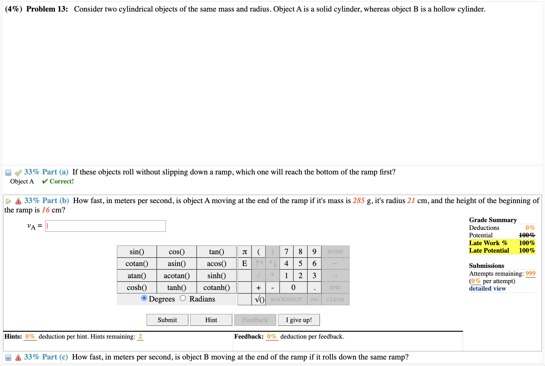 Solved Please help with part b and c | Chegg.com