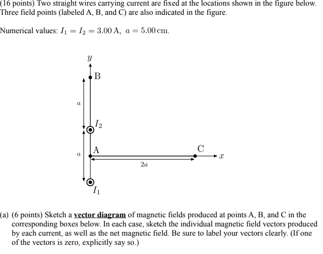 Solved B. Calculate The Net Magnetic Field At Point C. | Chegg.com