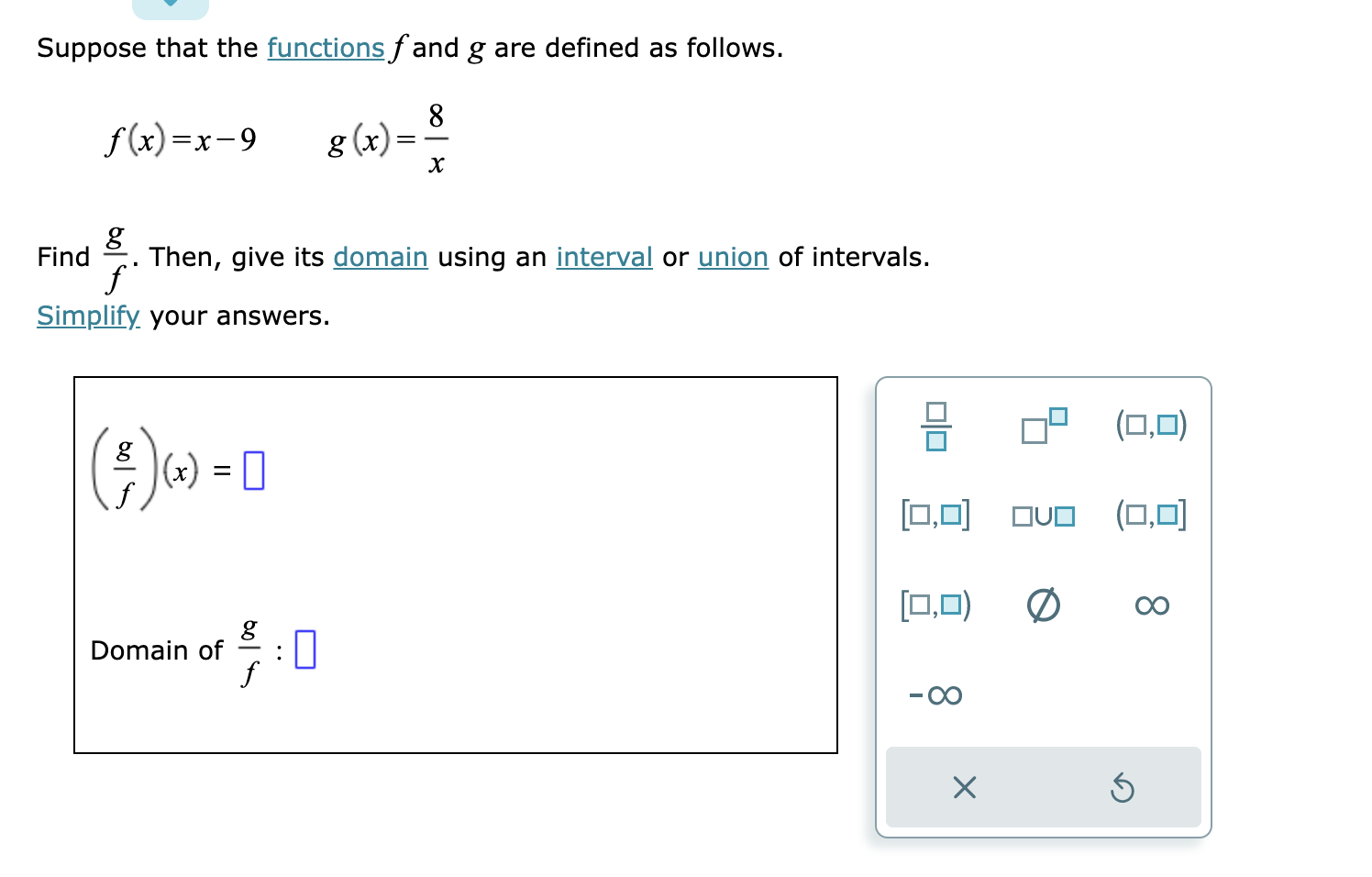 Solved Suppose That The Functions F And G Are Defined As