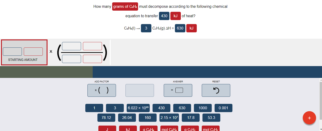 Solved How Many Grams Of C6h6 Must Decompose According To Chegg Com