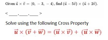 Solved Given U X V 0 3 4 Find U 5v X U 2 Chegg Com