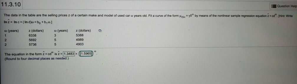 Solved please solve the above problem. if u get get 1.3483x | Chegg.com