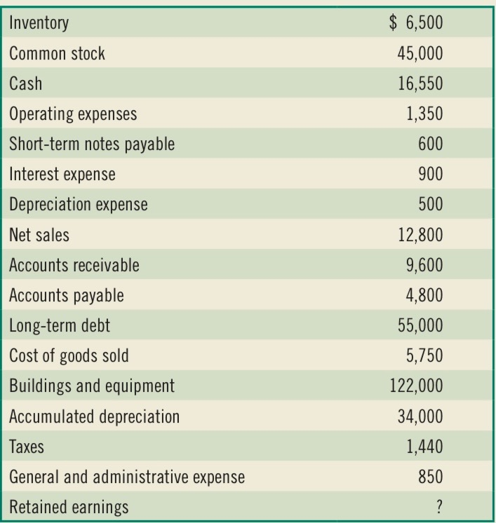 Solved Prepare a balance sheet and income statement for | Chegg.com