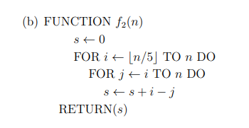 Solved Give The Approximate Running Times Of Each Of The 