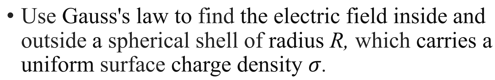Solved Use Gauss's law to find the electric field inside and | Chegg.com
