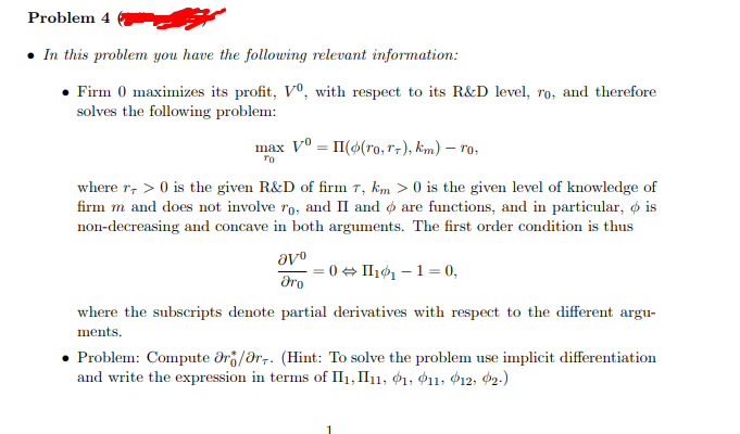 Problem 4 • In this problem you have the following | Chegg.com