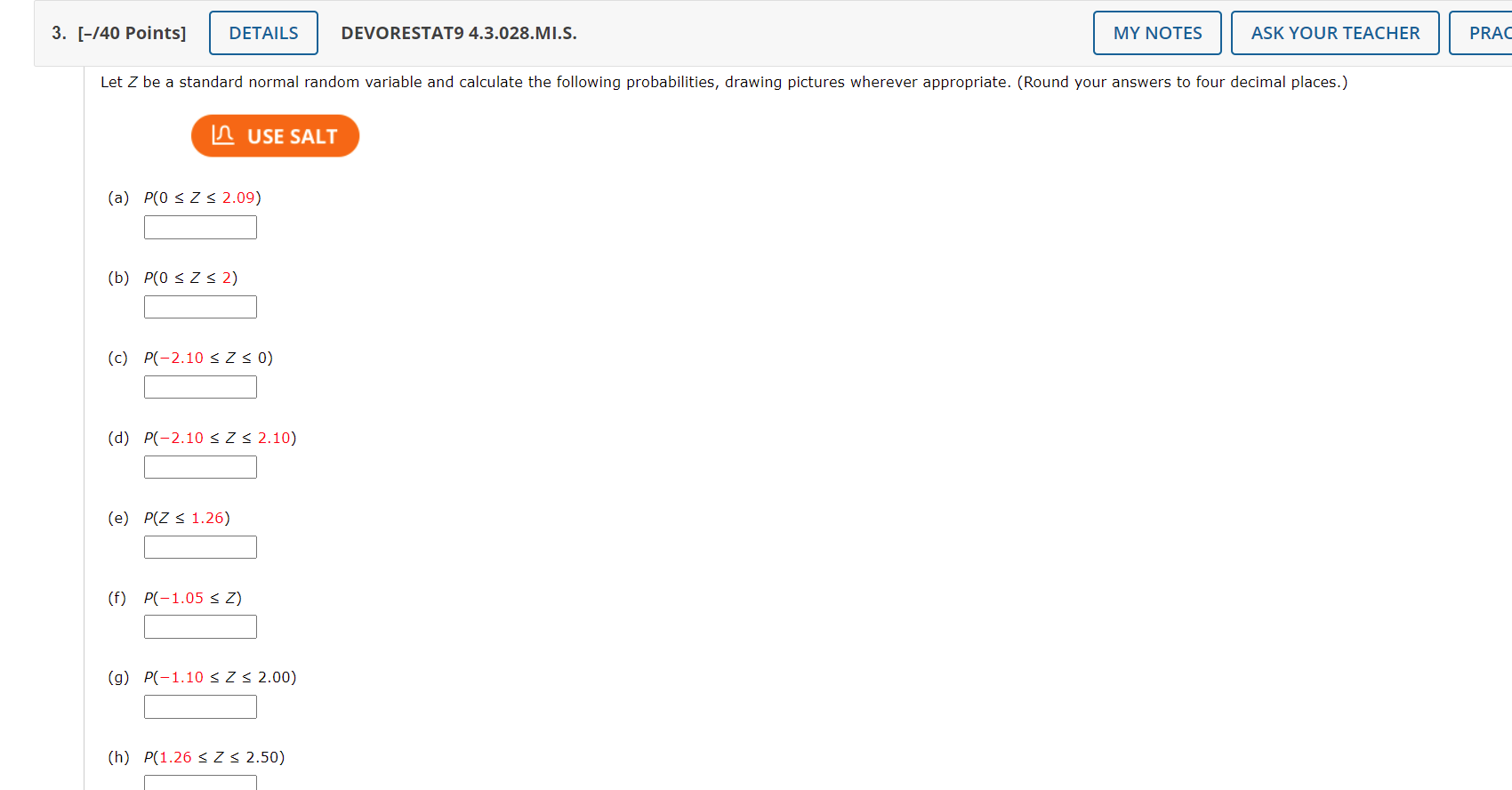 Solved 3. [-140 Points] DETAILS DEVORESTAT9 4.3.028.MI.S. MY | Chegg.com