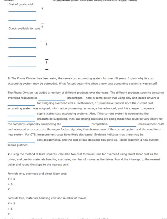Solved I need help with question number 5a, 5b, 6, 7, 8, 9, | Chegg.com ...