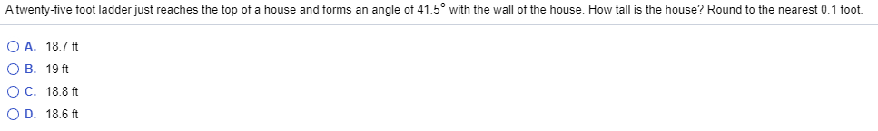 Solved A Twenty Five Foot Ladder Just Reaches The Top Of Chegg Com