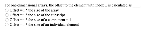 Solved Question 6 shows a correct array initialization | Chegg.com