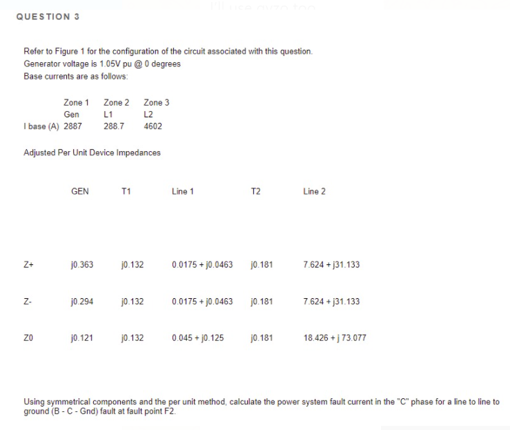 Solved QUESTION 3 Refer to Figure 1 for the configuration of | Chegg.com